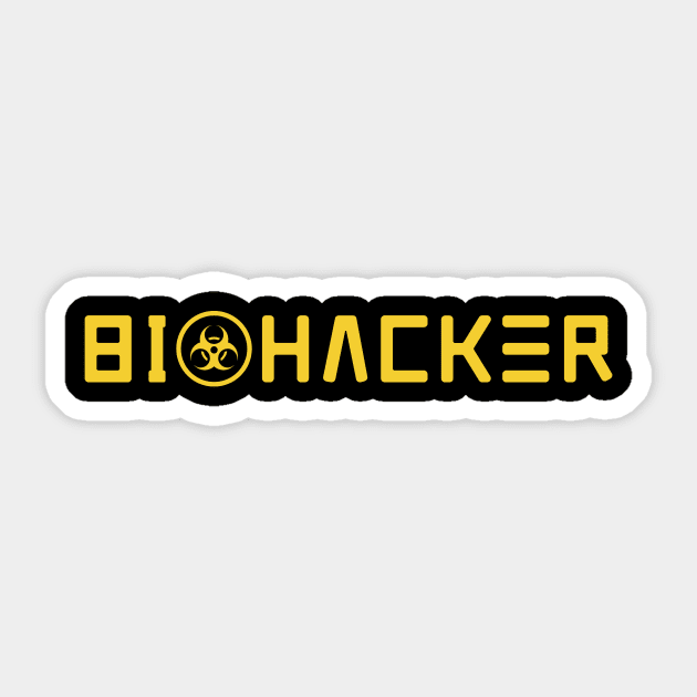 Biohacker Sticker by TranshumanTees